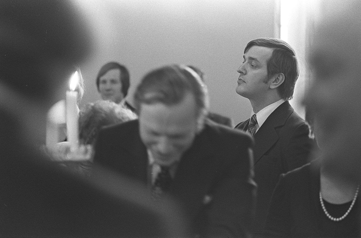 Kalle Kultala, Paavo Väyrynen, 1976. Hopeagelatiinivedos. Suomen valokuvataiteen museo / Kalle Kultalan kokoelma.